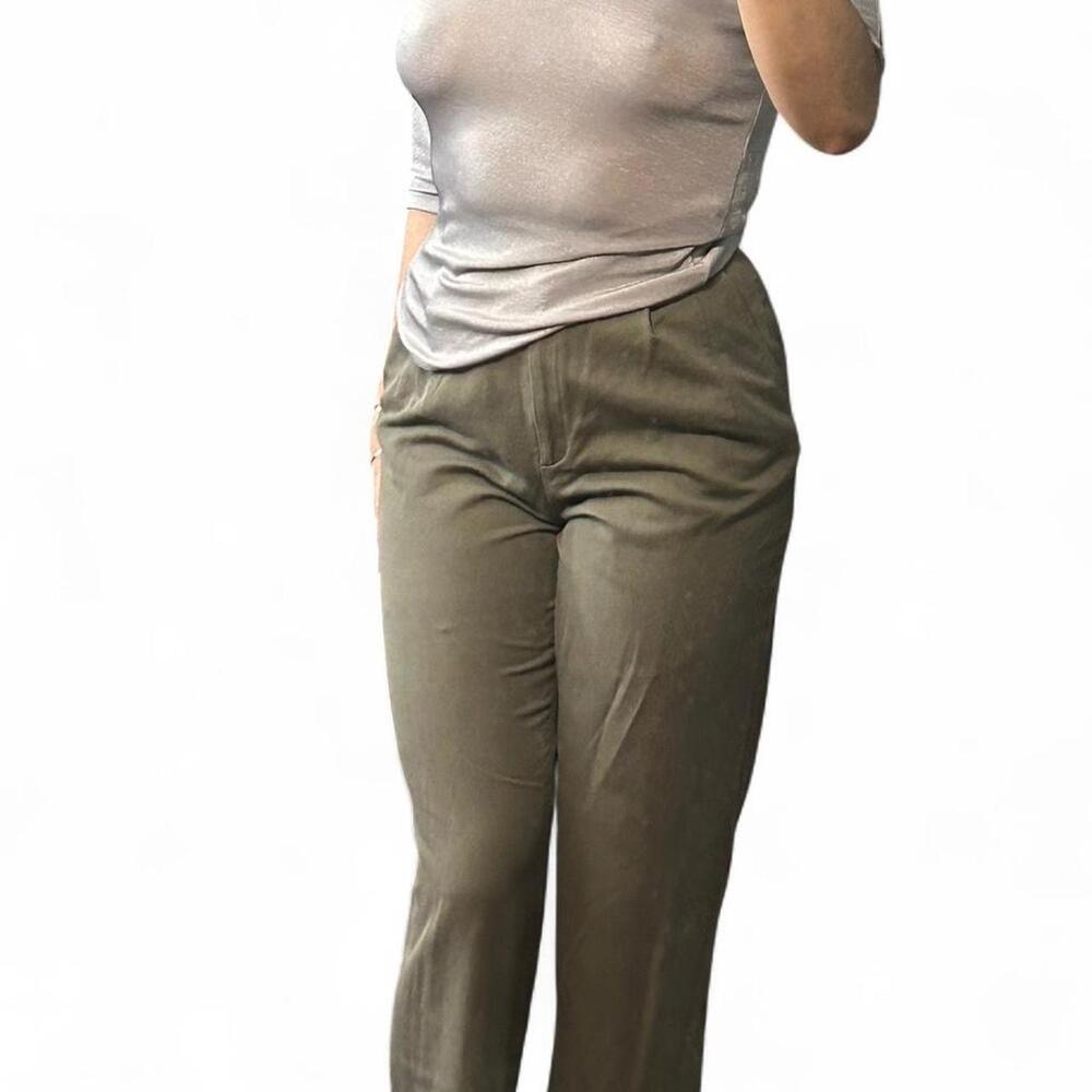 Tablots Vintage Khaki high-waisted straight-leg trousers